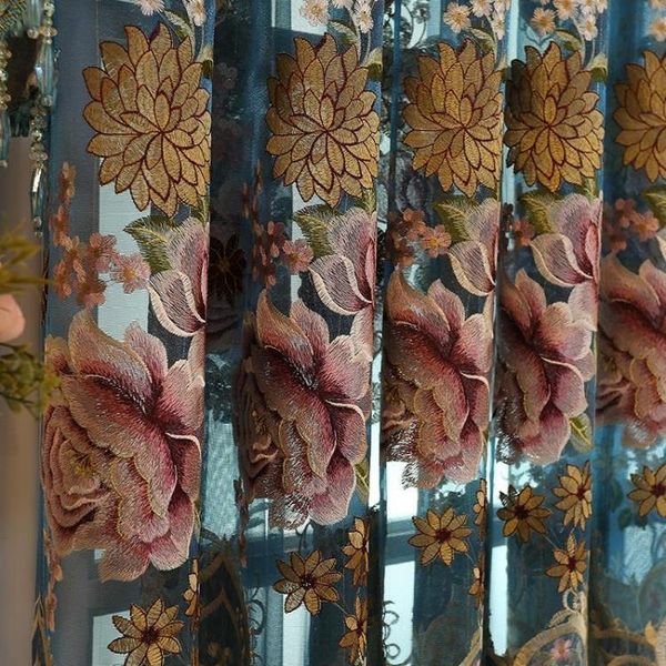 curtain & drapes american curtains for living room bedroom european style embroidery light luxury hollow blue tulle valance
curtain & drapes american curtains for living room bedroom european style embroidery light luxury hollow blue tulle valance