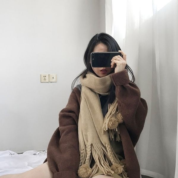 scarves for women winter korean version of ins solid color wool ball thickened warm shawl student imitation cashmere neck 2020, Blue;gray
scarves for women winter korean version of ins solid color wool ball thickened warm shawl student imitation cashmere neck 2020, Blue;gray