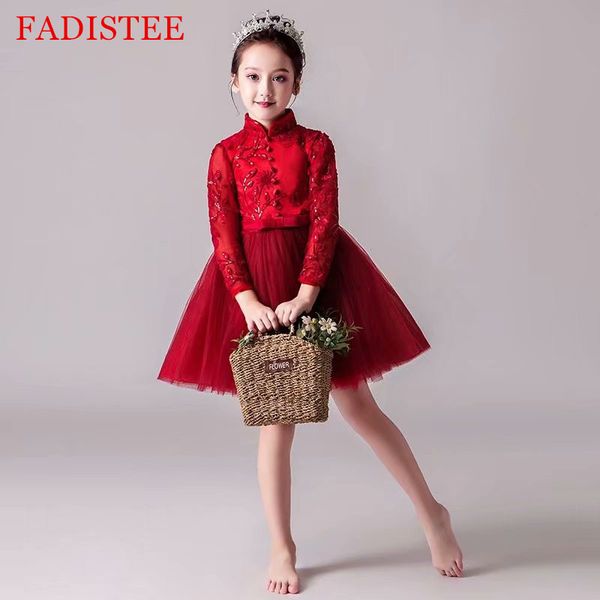 fadistee red tulle pretty flower girl dresses vestidos lace baby girl infant dress kids formal wear girls dress high collar short, White;blue
fadistee red tulle pretty flower girl dresses vestidos lace baby girl infant dress kids formal wear girls dress high collar short, White;blue