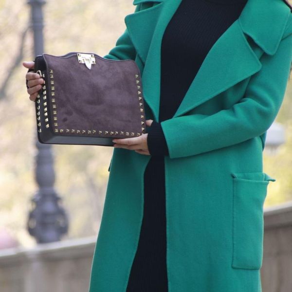 мода заклепка повседневная сумка плеча замши женщин сумка \ сумка женский simple crossbody сумка женская сумка flap мотоцикла ~ 17b31
мода заклепка повседневная сумка плеча замши женщин сумка \ сумка женский simple crossbody сумка женская сумка flap мотоцикла ~ 17b31