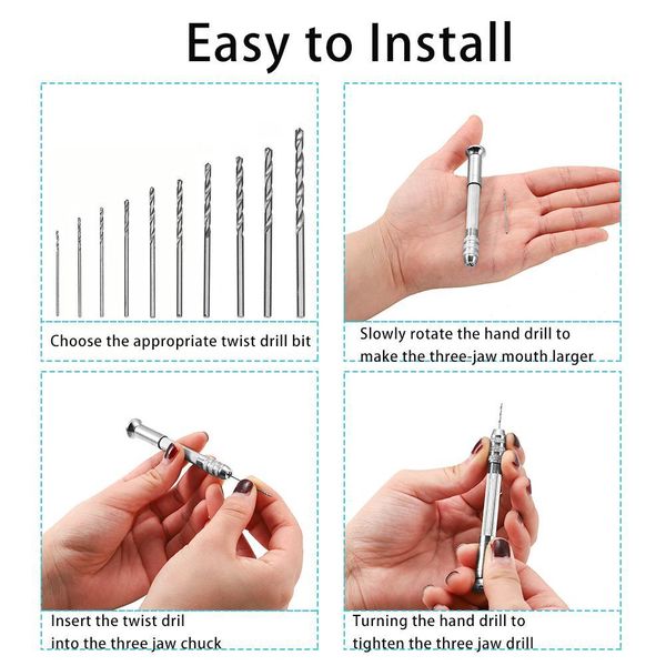 1set hand drill for resin molds sanding stick uv epoxy resin mold tools diy jewelry making equipments metal drill screw eyepins h sqcoca, Silver
1set hand drill for resin molds sanding stick uv epoxy resin mold tools diy jewelry making equipments metal drill screw eyepins h sqcoca, Silver