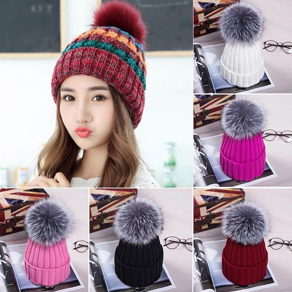 beanie/skull caps solid color winter warm hats for women fashion skullies beanies pom thicker knitted soft fur pompom, Blue;gray
beanie/skull caps solid color winter warm hats for women fashion skullies beanies pom thicker knitted soft fur pompom, Blue;gray