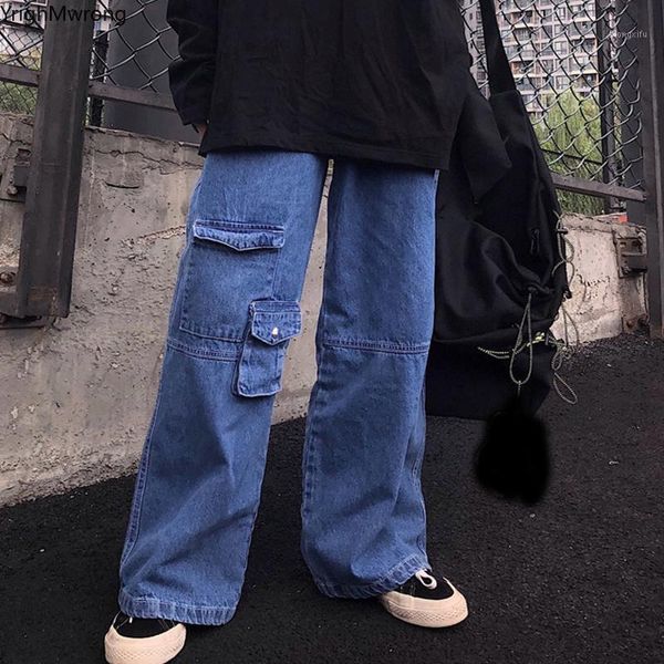 front cargo pocket high waist loose straight denim pant women man streetwear boyfriend harajuku baggy casual trouser jeans korea1, Black;white
front cargo pocket high waist loose straight denim pant women man streetwear boyfriend harajuku baggy casual trouser jeans korea1, Black;white