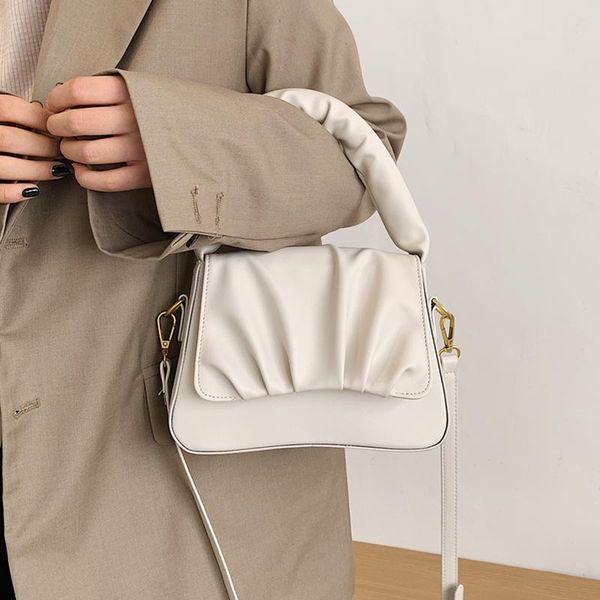 cross body elegant women white pleated handbag fashion handle tote bag female luxury leather messenger solid color shoulder
cross body elegant women white pleated handbag fashion handle tote bag female luxury leather messenger solid color shoulder
