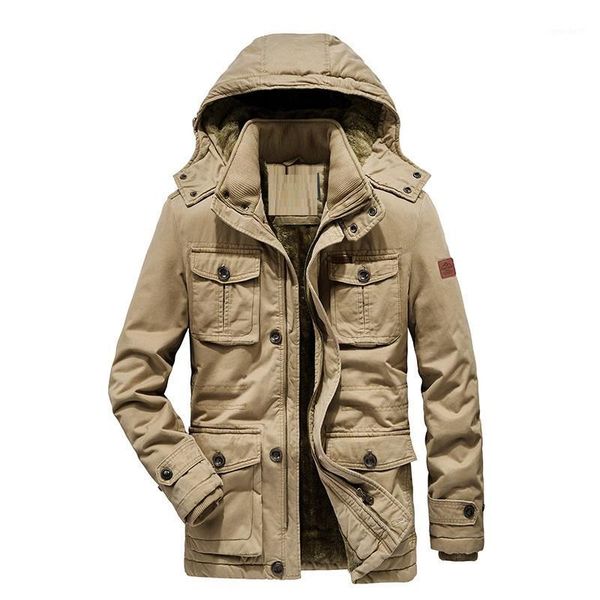 men's jackets 2021 fashion winter overcoat for men long sleeves multi pockets green khaki hooded jacket coat warm fleece outfit plus si, Black;brown
men's jackets 2021 fashion winter overcoat for men long sleeves multi pockets green khaki hooded jacket coat warm fleece outfit plus si, Black;brown
