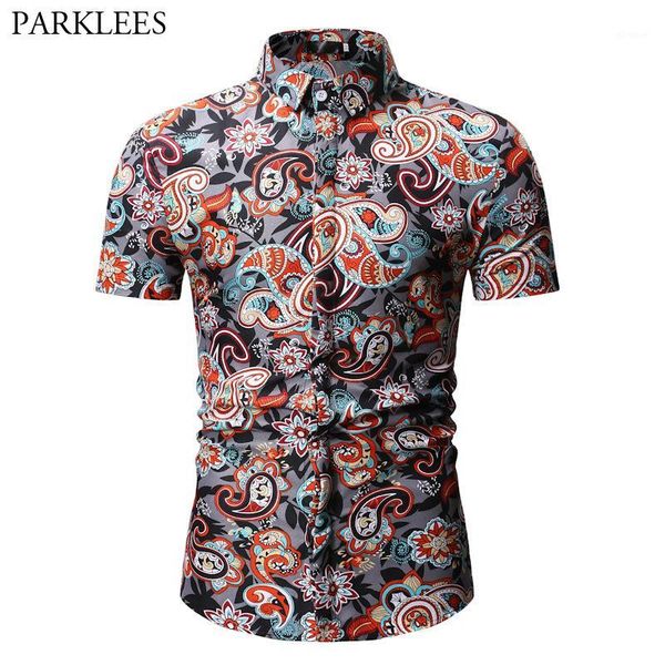 men's hipster paisley print dress shirts 2020 brand new short sleeve hawaiian shirt men party vacation clothing camisa hombre1, White;black
men's hipster paisley print dress shirts 2020 brand new short sleeve hawaiian shirt men party vacation clothing camisa hombre1, White;black