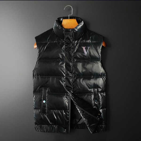 letter v new men's winter jacket vest male designer down vest warm letter printing stand-up collar vest fashionable high-quality winter, Black;white
letter v new men's winter jacket vest male designer down vest warm letter printing stand-up collar vest fashionable high-quality winter, Black;white
