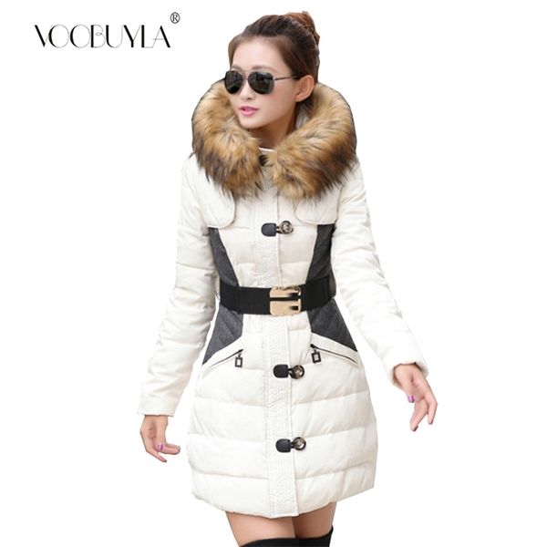 fashion clothing fur hooded zipper long style women warm coat winter parkas coat patchwork belt slim parka thick warm snow wear 201110, Black
fashion clothing fur hooded zipper long style women warm coat winter parkas coat patchwork belt slim parka thick warm snow wear 201110, Black