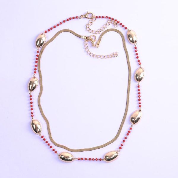 bk new golded necklace bohemian summer acrylic resin seed beads single chain double layers chains punk handmade trendy jewelry, Golden;silver
bk new golded necklace bohemian summer acrylic resin seed beads single chain double layers chains punk handmade trendy jewelry, Golden;silver