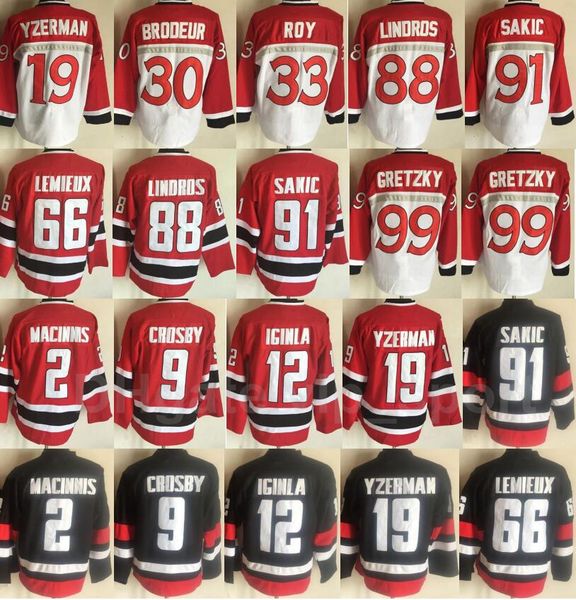 vintage ice hockey retror 30 martin brodeur jersey 12 jarome iginla 2 al macinnis 66 mario lemieux 91 joe sakic 88 eric lindros, Black
vintage ice hockey retror 30 martin brodeur jersey 12 jarome iginla 2 al macinnis 66 mario lemieux 91 joe sakic 88 eric lindros, Black