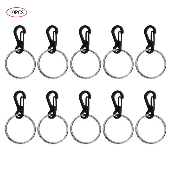 bag parts & accessories 10pcs round snap hooks metal clasps sf spring snap-clip hook backpack lanyard clasp connection key chain with rings, Black
bag parts & accessories 10pcs round snap hooks metal clasps sf spring snap-clip hook backpack lanyard clasp connection key chain with rings, Black