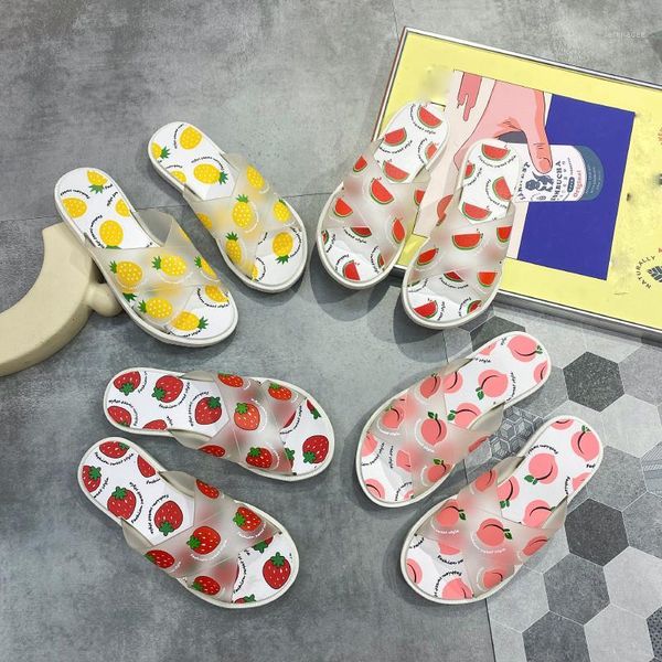 woman cute fruit slippers new summer beach shoes flat heels slippers non-slip transparent outdoors&indoor shoes#04081, Black
woman cute fruit slippers new summer beach shoes flat heels slippers non-slip transparent outdoors&indoor shoes#04081, Black
