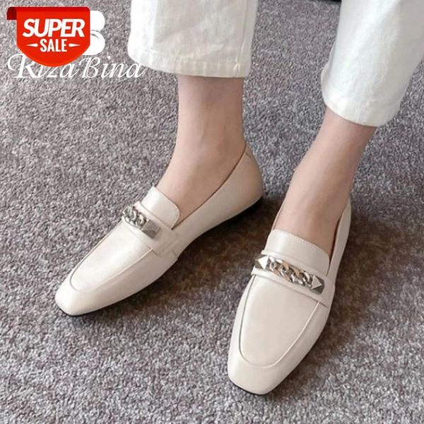 rizabina women real leather pumps square toe chain metal decoration slip on shoes ladies footwear new fashion size 34-40 #jb1p
rizabina women real leather pumps square toe chain metal decoration slip on shoes ladies footwear new fashion size 34-40 #jb1p