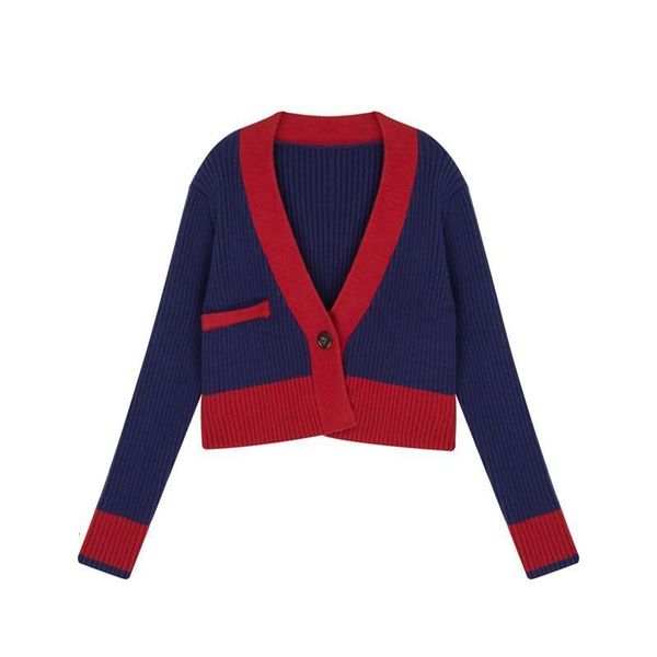spring autumn womens contrast knit cardigan retro long sleeve outer splicing short sweater women new trend gd227, White;black
spring autumn womens contrast knit cardigan retro long sleeve outer splicing short sweater women new trend gd227, White;black
