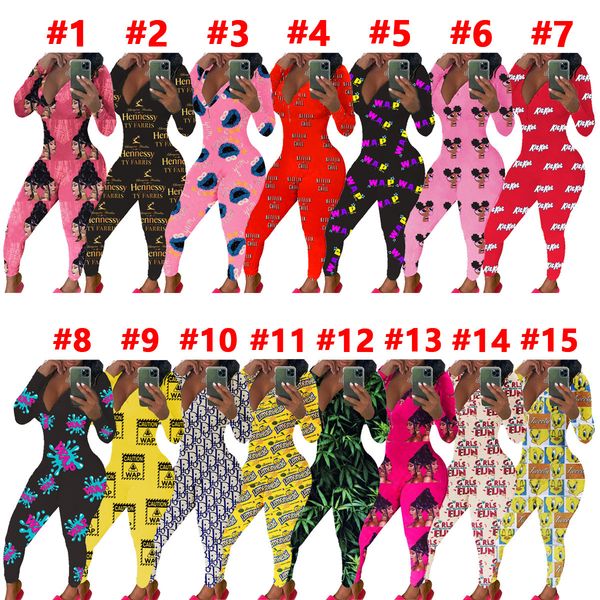 women onesies casual pattern printed long sleeve pants home jumpsuit ly225, Black;white
women onesies casual pattern printed long sleeve pants home jumpsuit ly225, Black;white