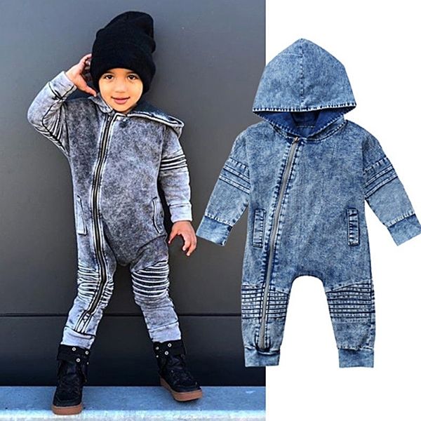cool newborn toddler baby boy girl denim hooded romper playsuit pants outfit zipper washed-out jeans tiered clothes 201028, Blue
cool newborn toddler baby boy girl denim hooded romper playsuit pants outfit zipper washed-out jeans tiered clothes 201028, Blue