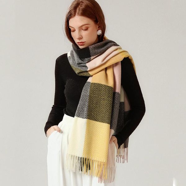 scarves autumn winter ladies long soft classical pattern fashion wrap women warm patchwork color plaid cashmere shawl scarf, Blue;gray
scarves autumn winter ladies long soft classical pattern fashion wrap women warm patchwork color plaid cashmere shawl scarf, Blue;gray