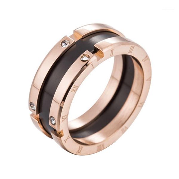 meicialanda stainless steel rose gold black and white ceramic couple ring japanese and korean popular simple women jewelry1, Silver
meicialanda stainless steel rose gold black and white ceramic couple ring japanese and korean popular simple women jewelry1, Silver