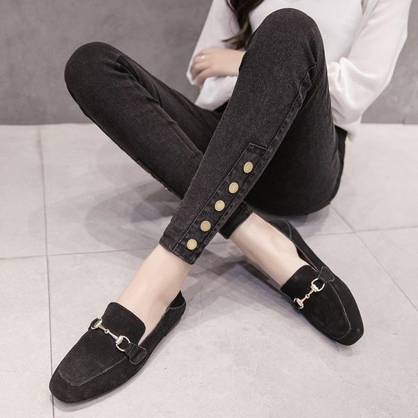 women's jeans fashion high waist elastic black large size imitation denim female trousers fat mm blue feet thin outside wearing legging
women's jeans fashion high waist elastic black large size imitation denim female trousers fat mm blue feet thin outside wearing legging