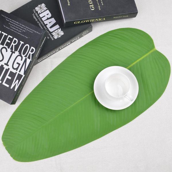 58cm artificial banana leaves table mat green leaf simulation plant placemat hawaiian party desktropical foliage decor
58cm artificial banana leaves table mat green leaf simulation plant placemat hawaiian party desktropical foliage decor