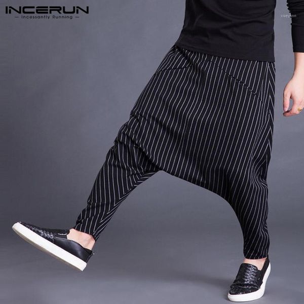 2019 s-5xl men trousers joggers stripe casual loose elastic waist drop crotch streetwear harem pants men hip-hop pantalon hombre1, Black
2019 s-5xl men trousers joggers stripe casual loose elastic waist drop crotch streetwear harem pants men hip-hop pantalon hombre1, Black