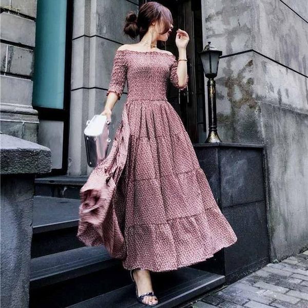 women chic printed dress ankle length slash neck short sleeve bohemian female casual floral print party dress calf dresses vestidos, Black;gray
women chic printed dress ankle length slash neck short sleeve bohemian female casual floral print party dress calf dresses vestidos, Black;gray
