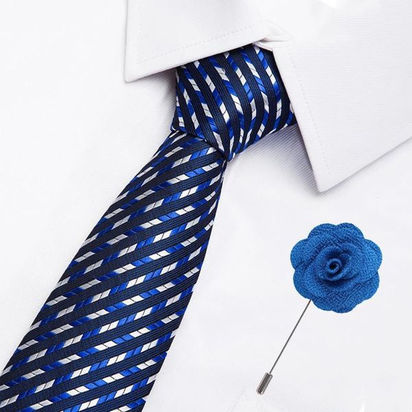 fashion men's brooch ties set 7.5 cm dot stripe necktie formal dress accessories cravat wedding party mens classic ties1, Black;gray
fashion men's brooch ties set 7.5 cm dot stripe necktie formal dress accessories cravat wedding party mens classic ties1, Black;gray