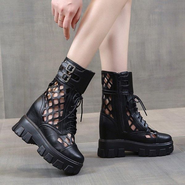 boots ankle for women black hollow out motorcycle woman height increasing botas drop chunky platform summer
boots ankle for women black hollow out motorcycle woman height increasing botas drop chunky platform summer
