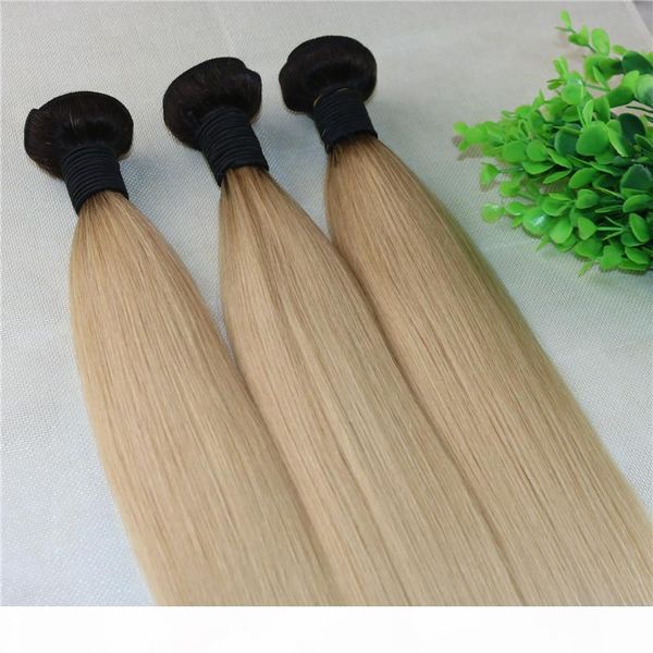 ombre blonde hair weaves brazilian straight human hair extensions remy hair bundles 613 color light blonde 100gram per piece, Black
ombre blonde hair weaves brazilian straight human hair extensions remy hair bundles 613 color light blonde 100gram per piece, Black