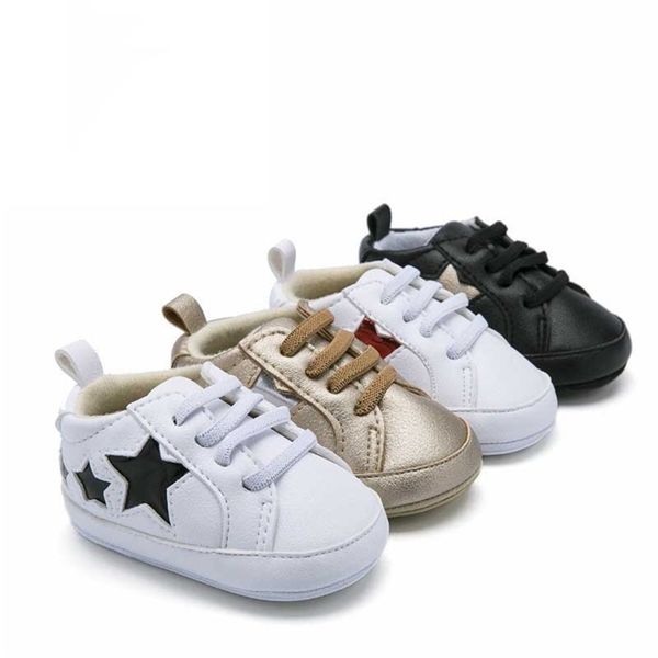 breathable pu leather star print boys comfortable girls baby sneakers kids toddler shoes y201028
breathable pu leather star print boys comfortable girls baby sneakers kids toddler shoes y201028