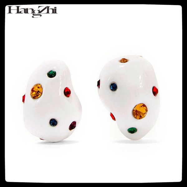 hangzhi 2021 new simple geometric retro enamel irregular inlaid with colorful zircon stud earrings for women girls party jewelry, Golden;silver
hangzhi 2021 new simple geometric retro enamel irregular inlaid with colorful zircon stud earrings for women girls party jewelry, Golden;silver