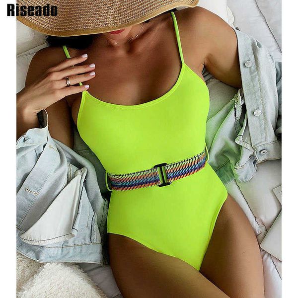 riseado contrast trim one piece swimsuit women belted bodysuit solid swimwear bathing suit women push up beachwear new, White;black
riseado contrast trim one piece swimsuit women belted bodysuit solid swimwear bathing suit women push up beachwear new, White;black