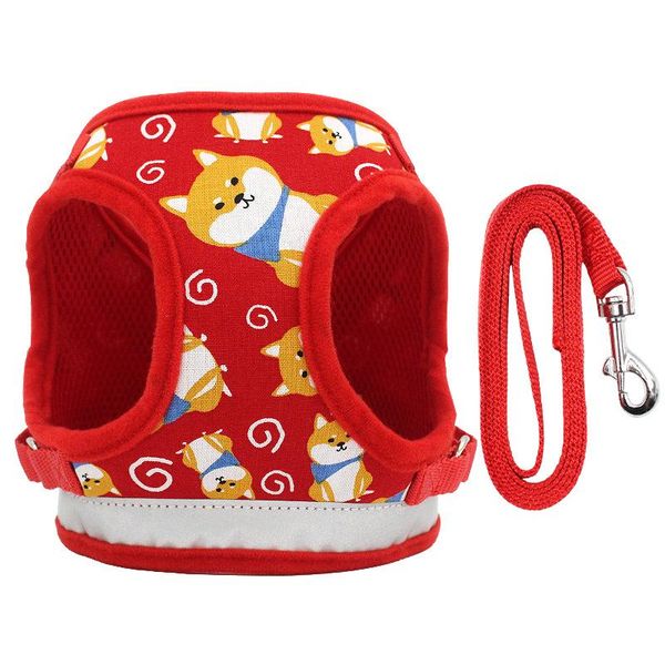 dog collars & leashes pet harness leash set chest strap rope reflective vest outdoor walking lead traction for dogs
dog collars & leashes pet harness leash set chest strap rope reflective vest outdoor walking lead traction for dogs