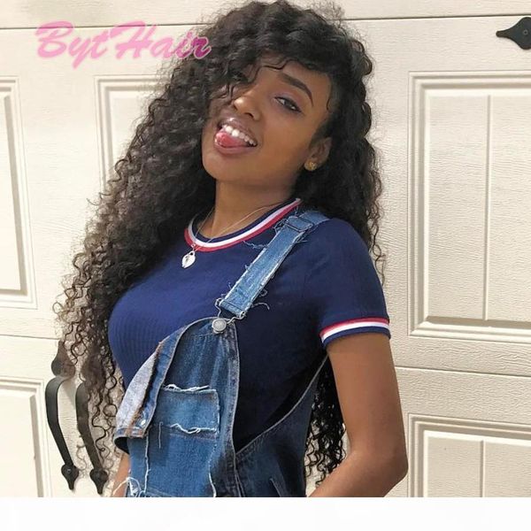 bythair natural color brazilian non remy hair full lace long curly human hair wig for black women lace front wig with baby hair, Black;brown
bythair natural color brazilian non remy hair full lace long curly human hair wig for black women lace front wig with baby hair, Black;brown
