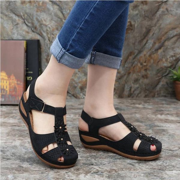 sandals women 2021 women's soft bottom wedges shoes ladies flower woman platform casual female beach size 44 plus1, Black
sandals women 2021 women's soft bottom wedges shoes ladies flower woman platform casual female beach size 44 plus1, Black