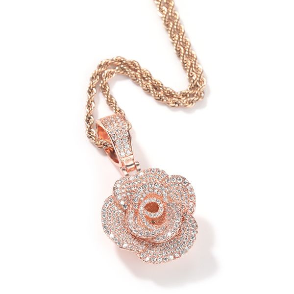 rose flower necklace iced out pendant mens gold necklace hip hop fashion jewelry, Silver
rose flower necklace iced out pendant mens gold necklace hip hop fashion jewelry, Silver