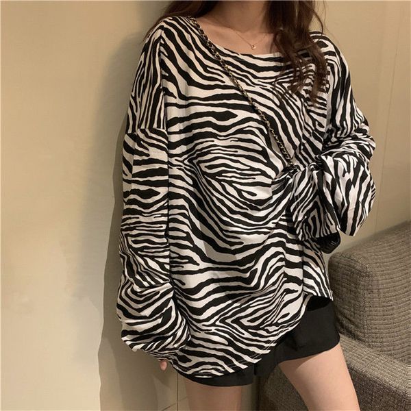 new 2021 spring zebra printing long sleeves female shirt trend looses hong kong retro-bottoming t-shirts y436 i05j qvly, White
new 2021 spring zebra printing long sleeves female shirt trend looses hong kong retro-bottoming t-shirts y436 i05j qvly, White