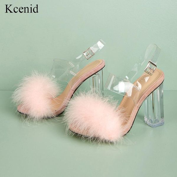 kcenid fashion crystal heel transparent pvc sandals women shoes feather decoration open toe perspex high heels party shoes woman, Black
kcenid fashion crystal heel transparent pvc sandals women shoes feather decoration open toe perspex high heels party shoes woman, Black