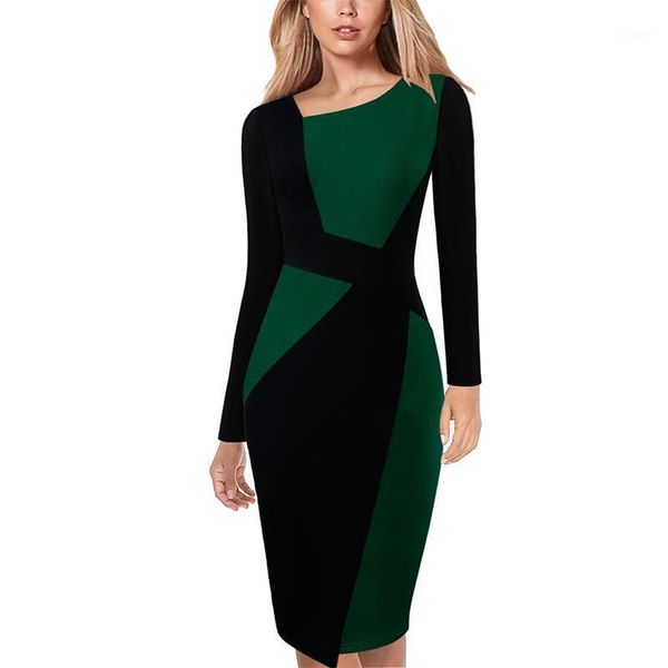 vfemage womens autumn asymmetrical neck contrast colorblock patchwork work business office casual party bodycon pencil dress 1231, Black;gray
vfemage womens autumn asymmetrical neck contrast colorblock patchwork work business office casual party bodycon pencil dress 1231, Black;gray