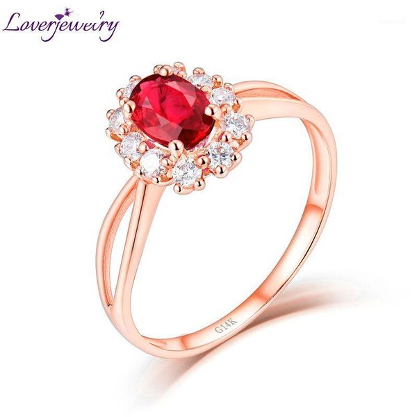 cluster rings loverjewelry for women solid 14kt rose gold ruby center gemstone anniversary wedding party diamonds fine jewelry1, Golden;silver
cluster rings loverjewelry for women solid 14kt rose gold ruby center gemstone anniversary wedding party diamonds fine jewelry1, Golden;silver