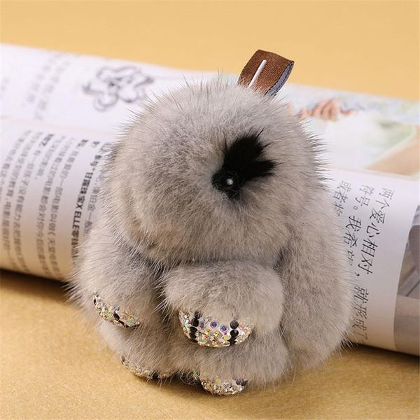 genuine mini rabbits keychains girl real keyring bags new pendant accessories for phone keychain, Silver
genuine mini rabbits keychains girl real keyring bags new pendant accessories for phone keychain, Silver