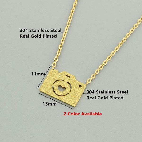 pendant necklaces gorgeous tale stainless steel jewelry camera shape unique design dianty necklace for women party christmas 2021, Silver
pendant necklaces gorgeous tale stainless steel jewelry camera shape unique design dianty necklace for women party christmas 2021, Silver