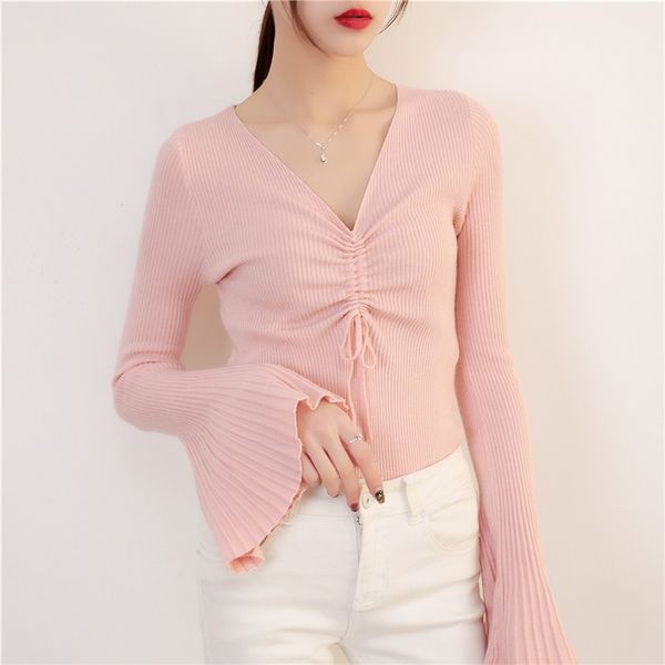 autumn winter v-neck women sweaters korea solid slim knit bottoming jumper sweater casual warm knitted sweater ladies top, White;black
autumn winter v-neck women sweaters korea solid slim knit bottoming jumper sweater casual warm knitted sweater ladies top, White;black