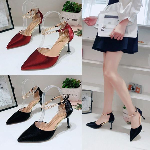high heel female 2020 spring and autumn models wild fine with ladies single shoes retro pointed high heels z6051, Black
high heel female 2020 spring and autumn models wild fine with ladies single shoes retro pointed high heels z6051, Black