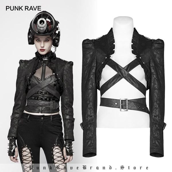 women's jackets punk rave gothic uniform long-sleeved handsome jacquard short coat jacket cosplay performance bolero, Black;brown
women's jackets punk rave gothic uniform long-sleeved handsome jacquard short coat jacket cosplay performance bolero, Black;brown