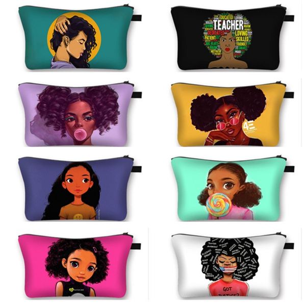 black afro girls make up bag waterproof handbag for ladies multi-functional travel toiletry bag zipper pouch clutch bag 28 colors e123005
black afro girls make up bag waterproof handbag for ladies multi-functional travel toiletry bag zipper pouch clutch bag 28 colors e123005