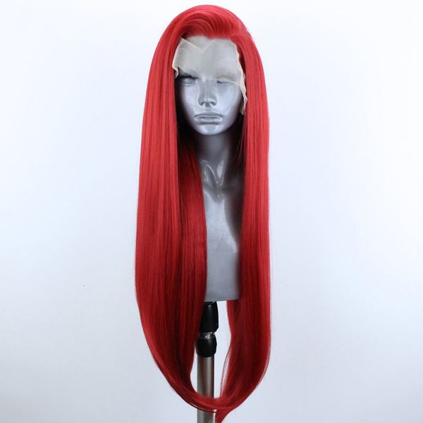 fanxiton lace front wigs synthetic hair heat resistant fiber long straight wigs half hand tied pink color for women girls, Black;brown
fanxiton lace front wigs synthetic hair heat resistant fiber long straight wigs half hand tied pink color for women girls, Black;brown