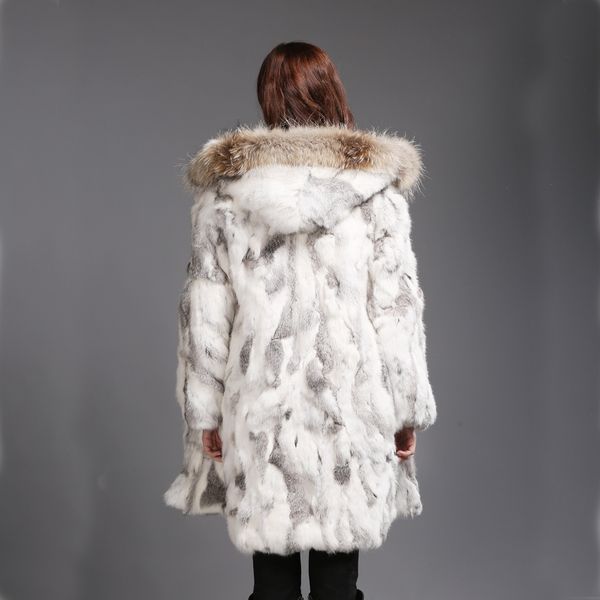 new fashion women real coat winter warm soft jacket with raccoon collar hooded rabbit fur outerwear lj201204, Black
new fashion women real coat winter warm soft jacket with raccoon collar hooded rabbit fur outerwear lj201204, Black