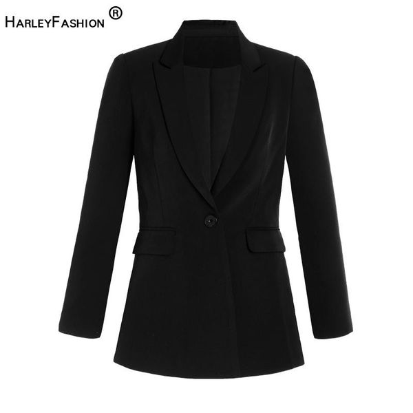 women's suits & blazers harleyfashion women classic style basic brief casual blazer single button quality fall fitness black long loose, White;black
women's suits & blazers harleyfashion women classic style basic brief casual blazer single button quality fall fitness black long loose, White;black