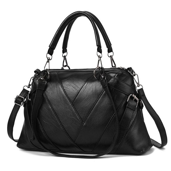 hbp non-brand measuring bag women's fashion hand-held bag soft leather color contrast large capacity versatile women's single shou
hbp non-brand measuring bag women's fashion hand-held bag soft leather color contrast large capacity versatile women's single shou